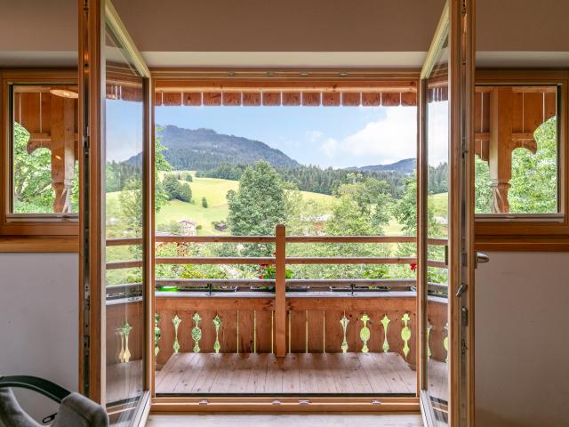 Uitzicht van vakantiehuis