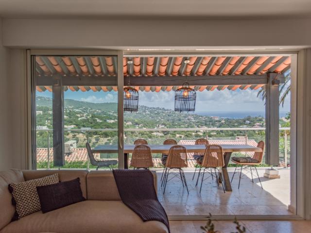 Uitzicht van vakantiehuis