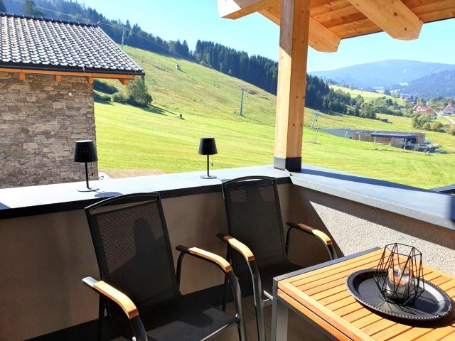 Aussicht vom Ferienhaus [Sommer]