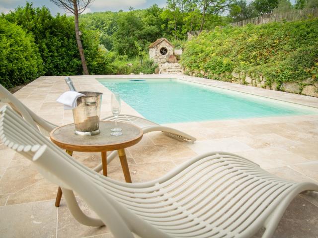 Pool des Ferienhauses