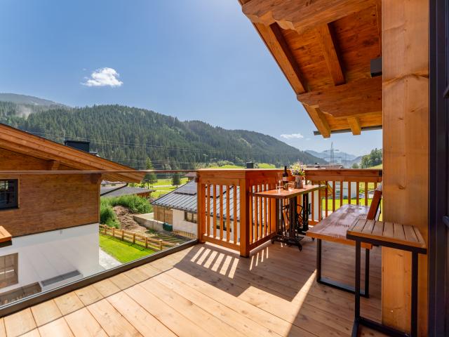 Vue de la maison de vacances