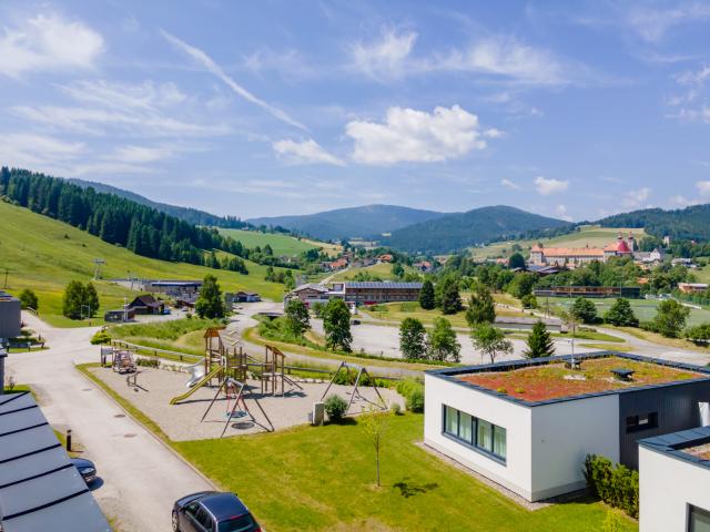 Aussicht vom Ferienhaus [Sommer]