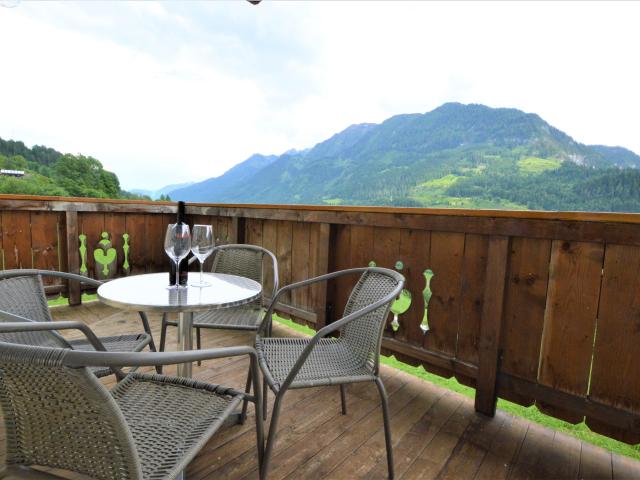 Vue de la maison de vacances