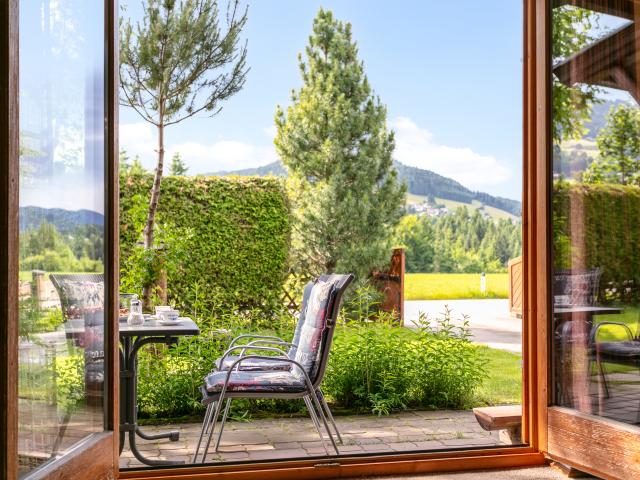 Uitzicht van vakantiehuis