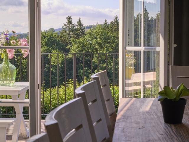 Aussicht vom Ferienhaus [Sommer]