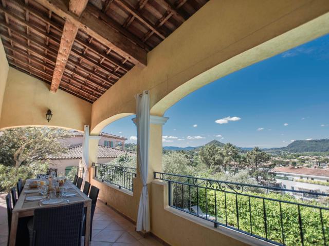 Uitzicht van vakantiehuis