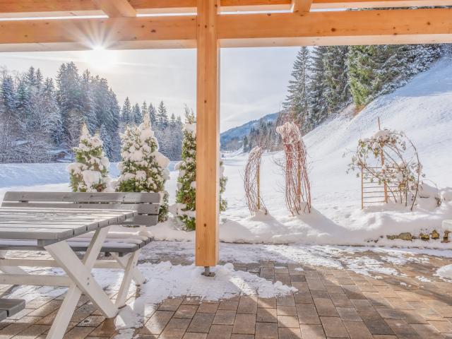 Aussicht vom Ferienhaus