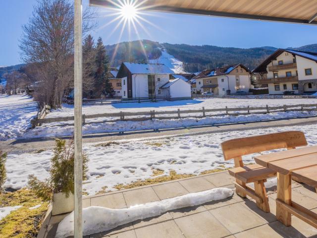 Uitzicht van vakantiehuis