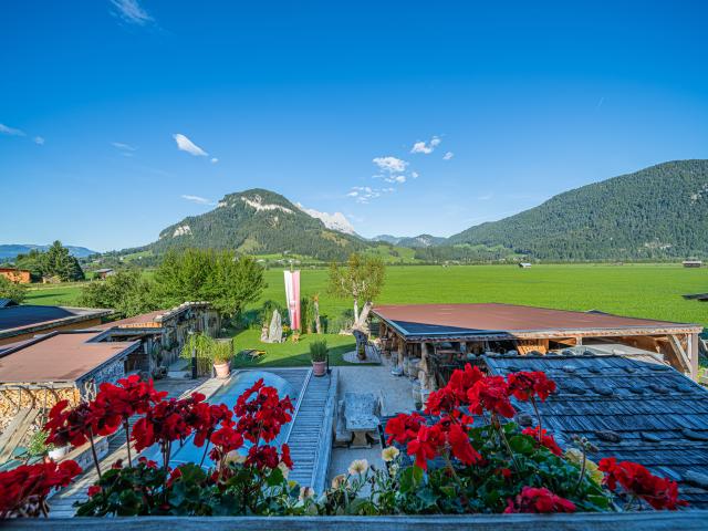 Uitzicht van vakantiehuis