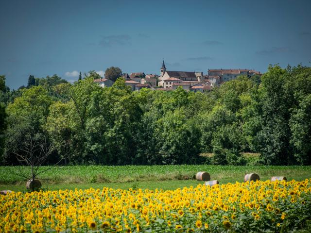 Vue de la maison de vacances