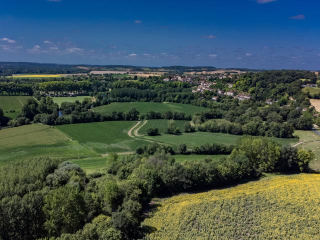 Vue de la maison de vacances