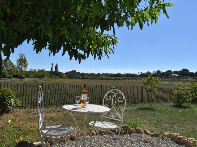 Vue de la maison de vacances