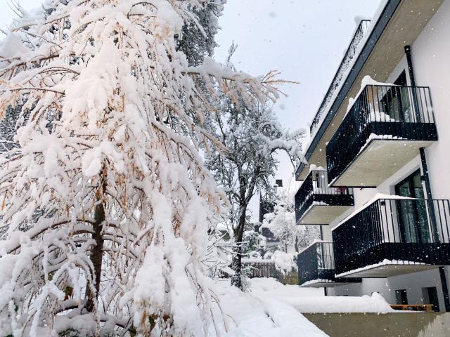 Außenseite Ferienhaus [Winter]