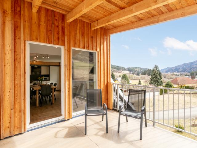 Uitzicht van vakantiehuis