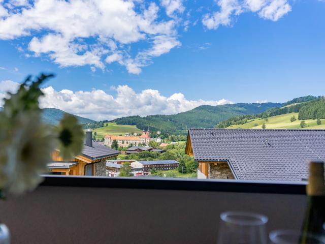 Aussicht vom Ferienhaus [Sommer]