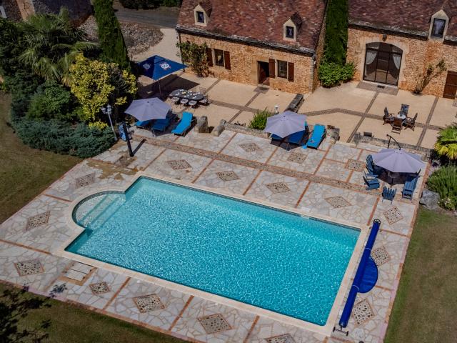 Pool des Ferienhauses