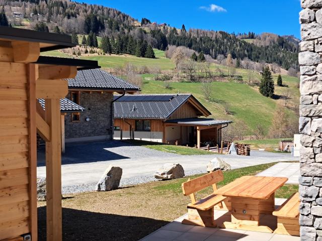 Aussicht vom Ferienhaus [Sommer]