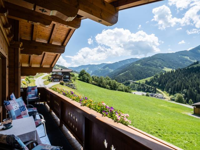 Uitzicht van vakantiehuis [zomer]