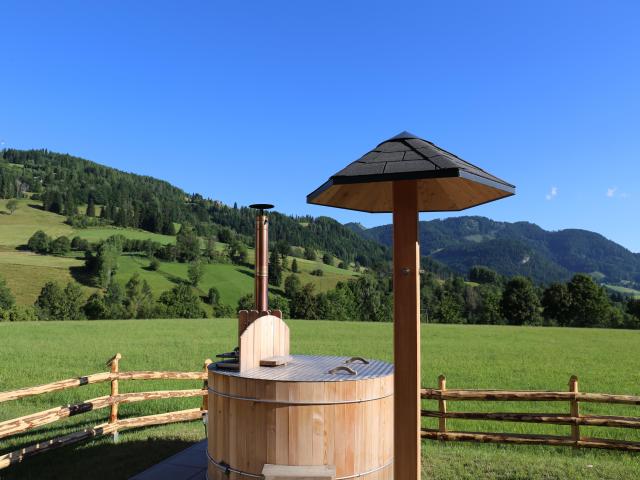 Aussicht vom Ferienhaus [Sommer]