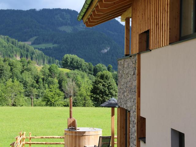 Aussicht vom Ferienhaus [Sommer]