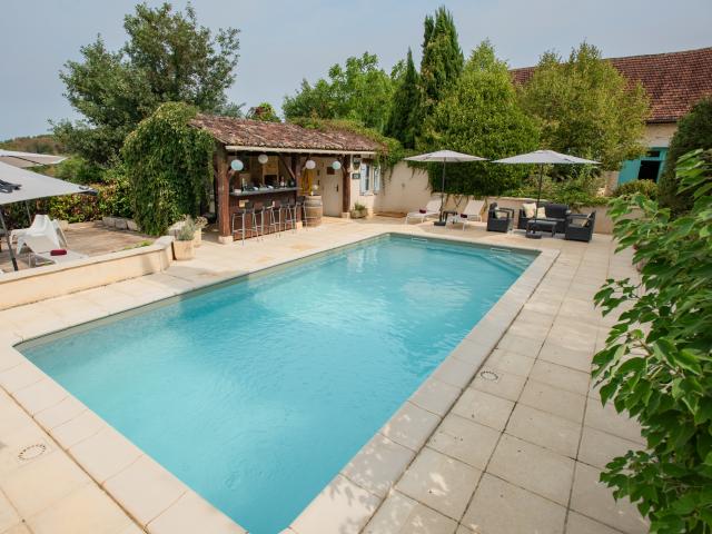 Piscine maison de vacances