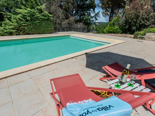 Pool des Ferienhauses