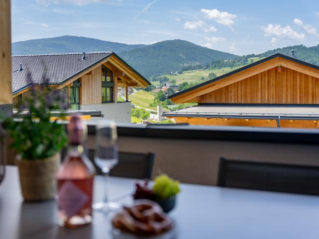 Aussicht vom Ferienhaus [Sommer]