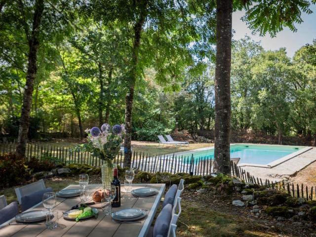 Piscine maison de vacances