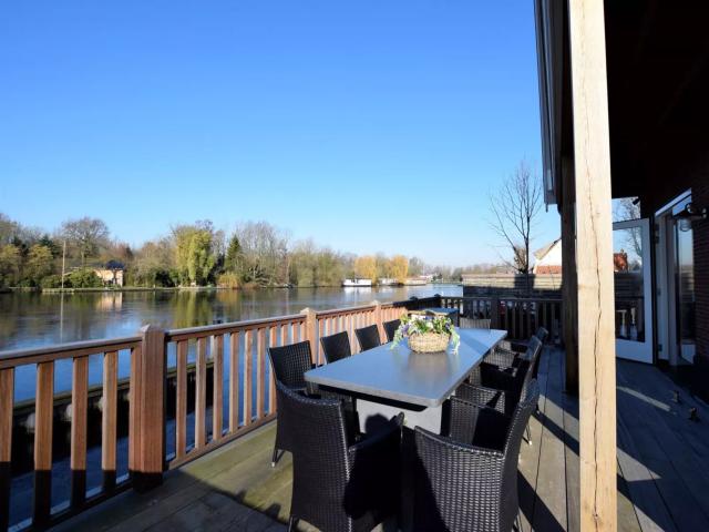 Uitzicht van vakantiehuis [winter]