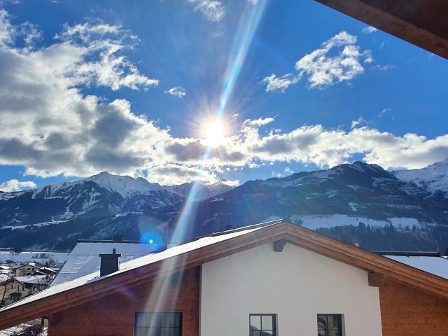 Aussicht vom Ferienhaus [Winter]