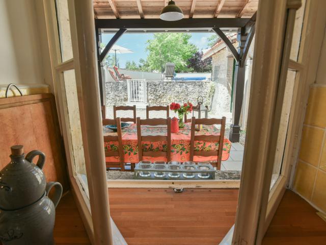 Aussicht vom Ferienhaus [Sommer]