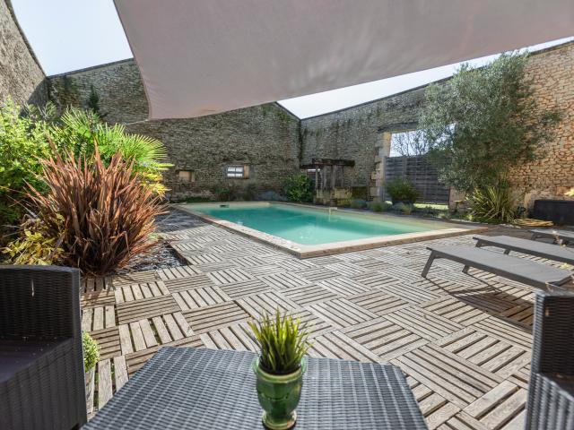 Piscine maison de vacances