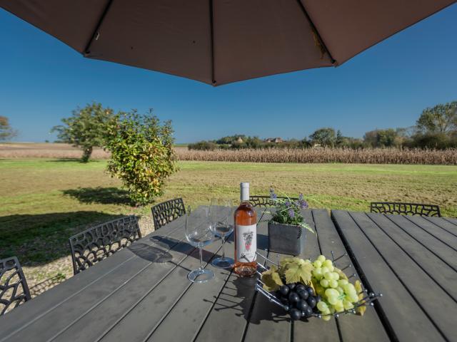 Vue de la maison de vacances