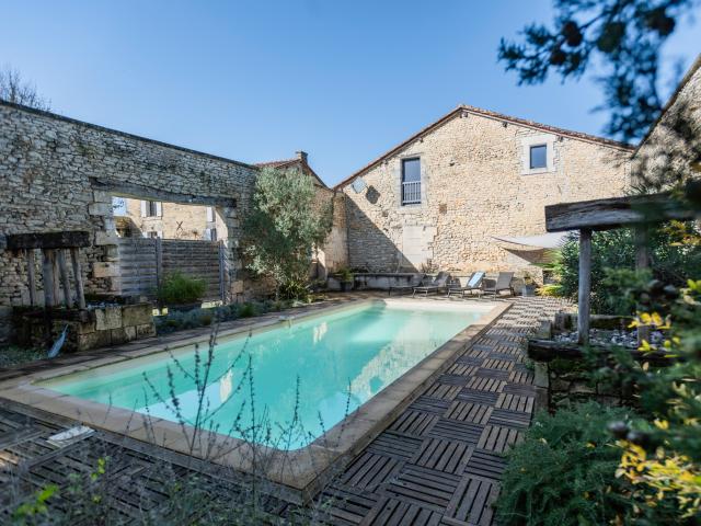 Piscine maison de vacances