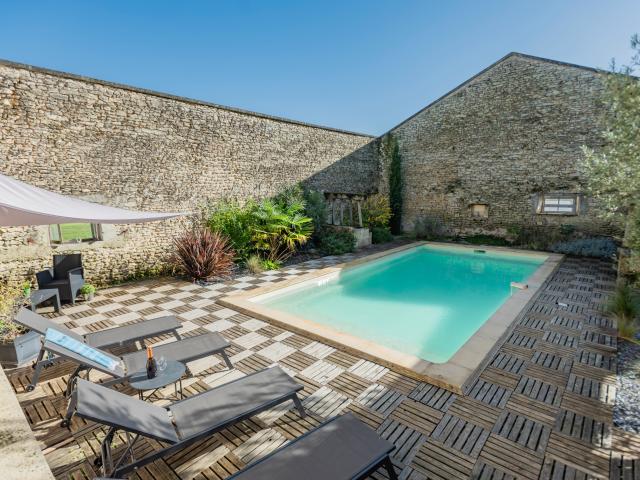 Piscine maison de vacances