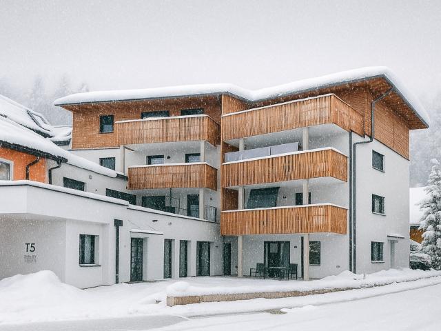 Außenseite Ferienhaus [Winter]