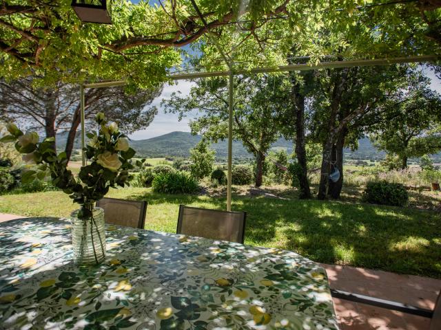 Vue de la maison de vacances