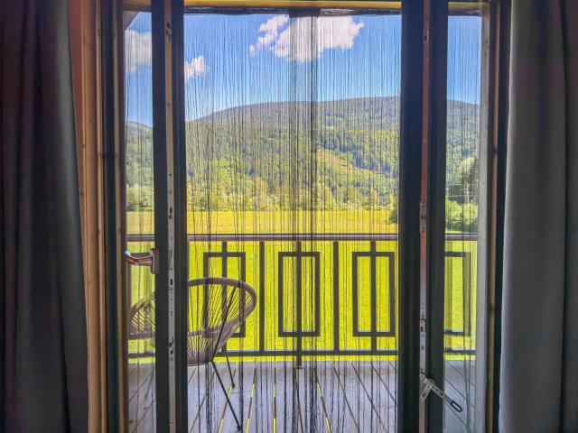 Vue de la maison de vacances