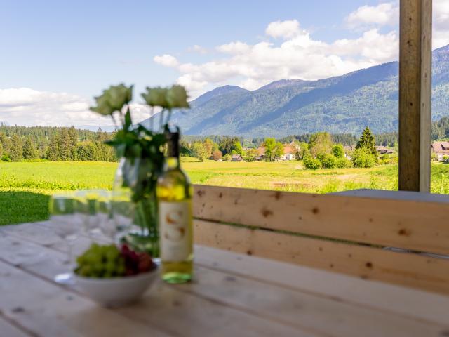 Uitzicht van vakantiehuis