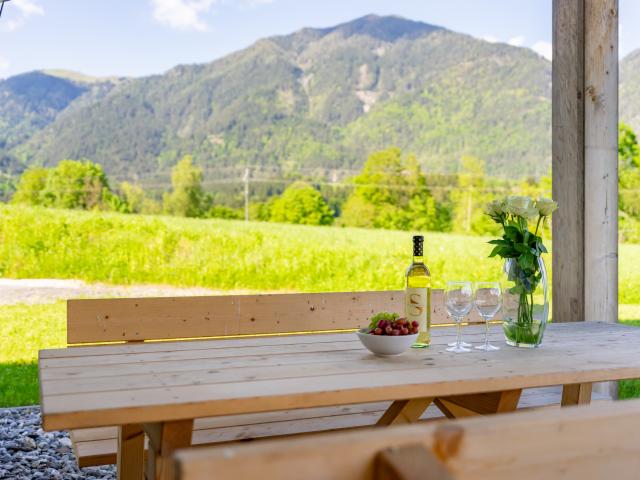 Uitzicht van vakantiehuis