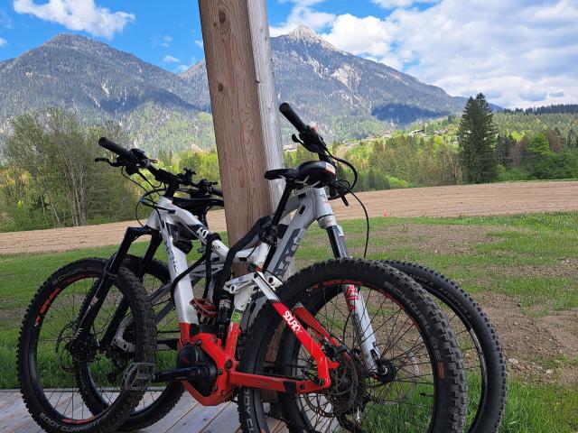 Uitzicht van vakantiehuis