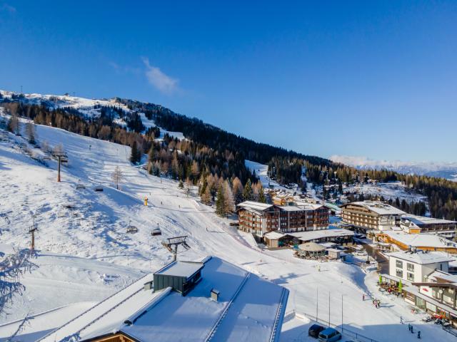 Aussicht vom Ferienhaus [Winter]