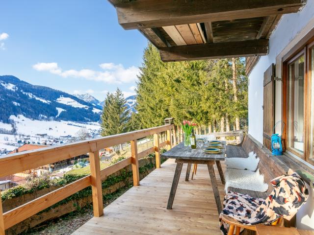 Uitzicht van vakantiehuis