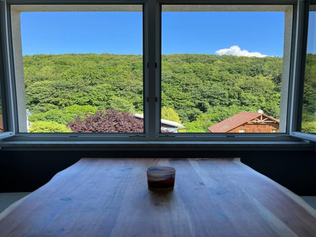 Aussicht vom Ferienhaus [Sommer]