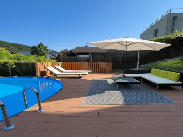 Pool des Ferienhauses