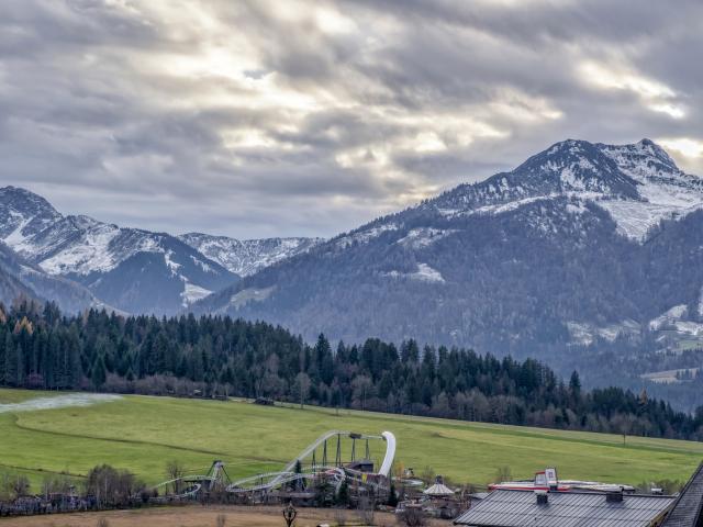 Vue de la maison de vacances
