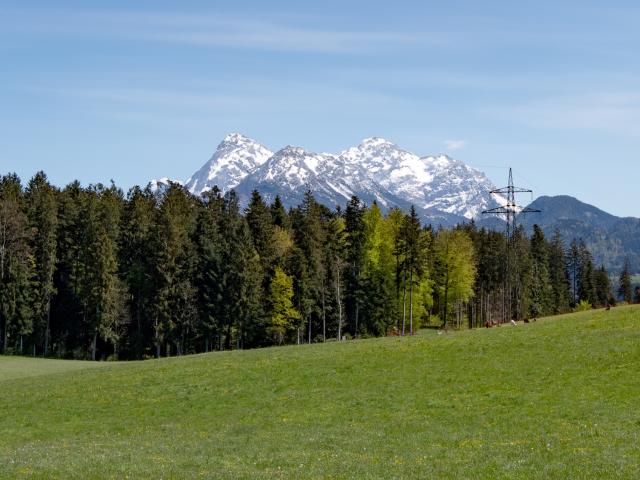 Vue de la maison de vacances