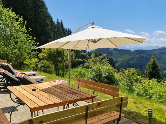 Aussicht vom Ferienhaus [Sommer]