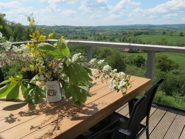 Vue de la maison de vacances
