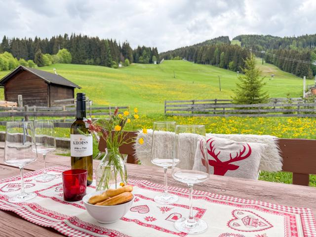 Aussicht vom Ferienhaus